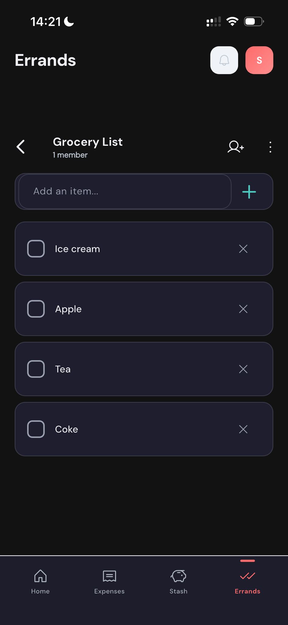 Bouigee Shared Lists